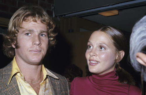 Ryan O'Neal and Leigh Taylor-Young circa 1970s
