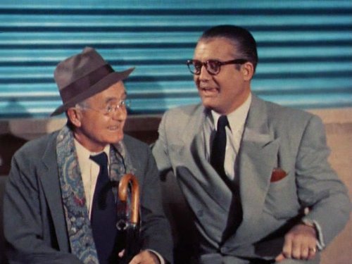 Still of George Reeves and Phil Tead in Adventures of Superman (1952)