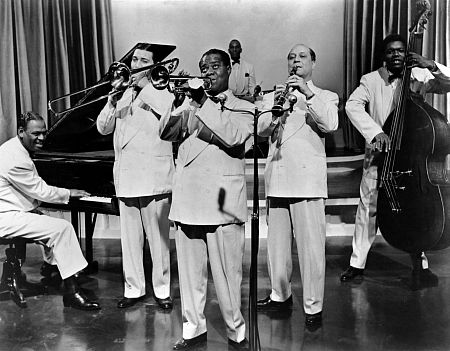Louis Armstrong with Jack Teagarden and Barney Bigard