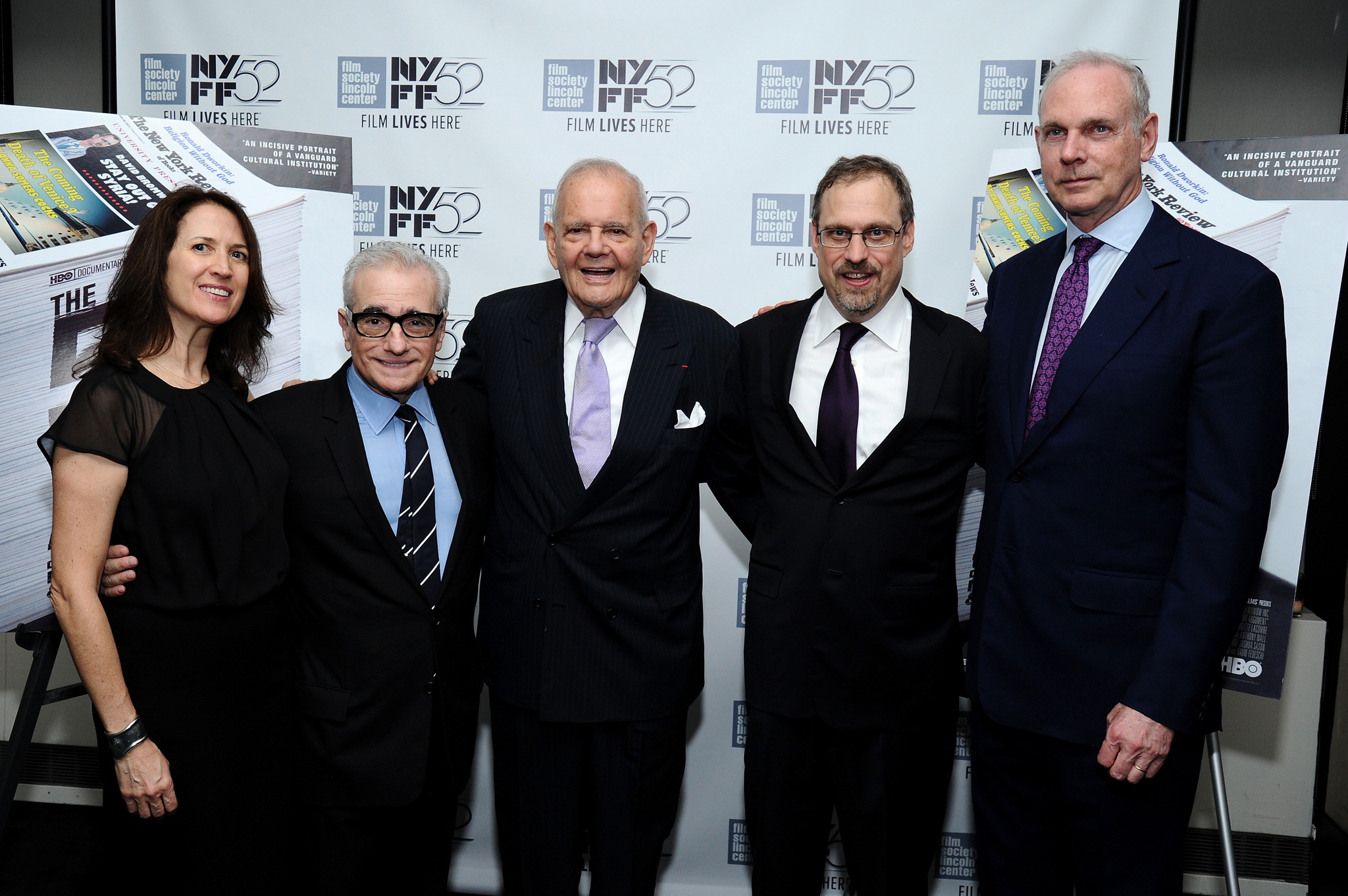 Martin Scorsese, Margaret Bodde and David Tedeschi at event of The 50 Year Argument (2014)