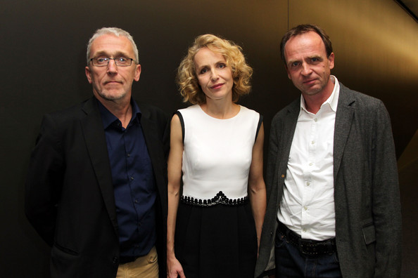 Germany's best foreign language Academy Award entry TWO LIVES. Producer Rudi Teichmann, lead actress Juliane Köhler, director Georg Maas (left to right)