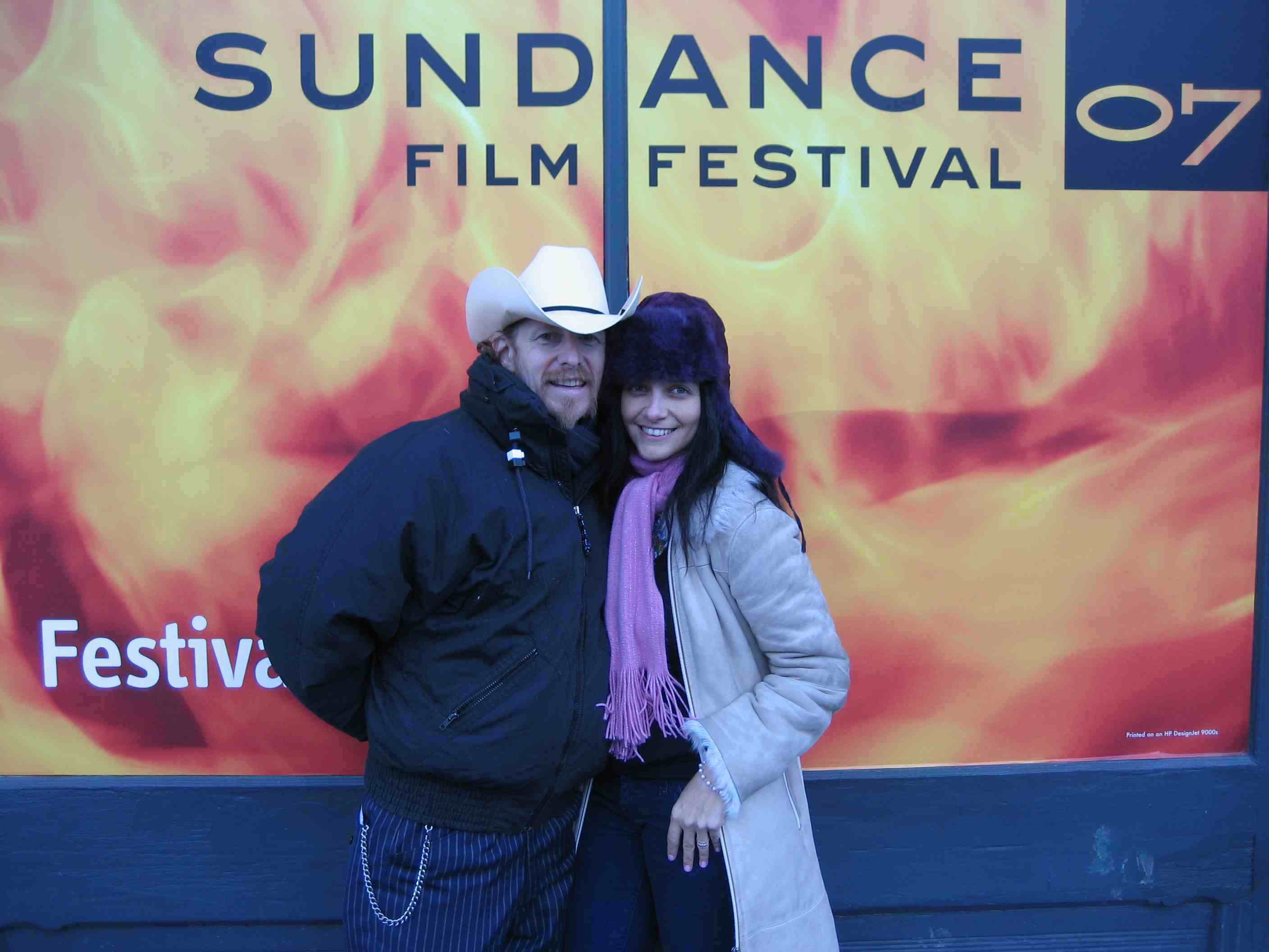 Lew and Lisa Temple at Sundance Film Festival, 2007