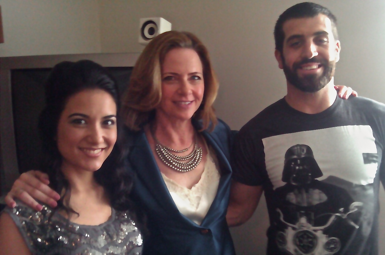 Here I am with Actress Benita Robledo and Dir Michael David Lynch, after filming a scene on 