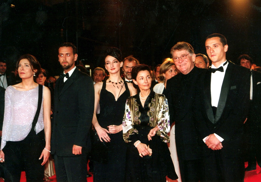 Dessy Tenekedjieva, Christo jivkov, Ermanno Olmi and his wife,Sergio Grammatico and Sandra Ceccarelli, Cannes Film Festival, Red carpet