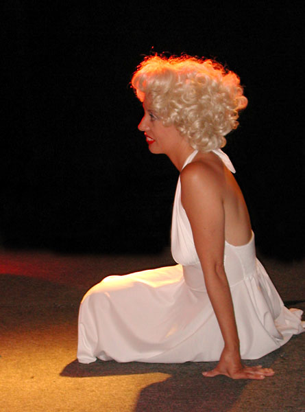 Diana Tenes as Marylin on Indie Film set