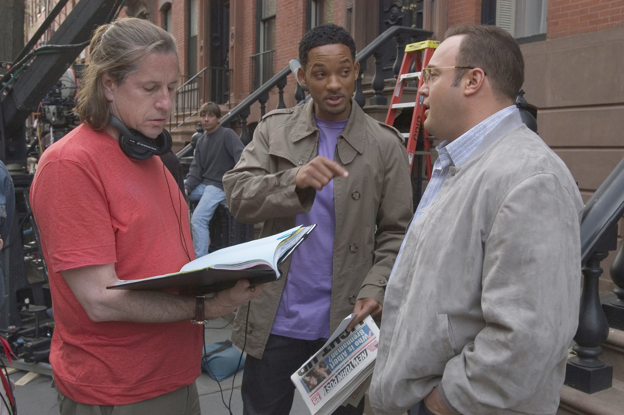 Still of Will Smith, Kevin James and Andy Tennant in Hitch (2005)