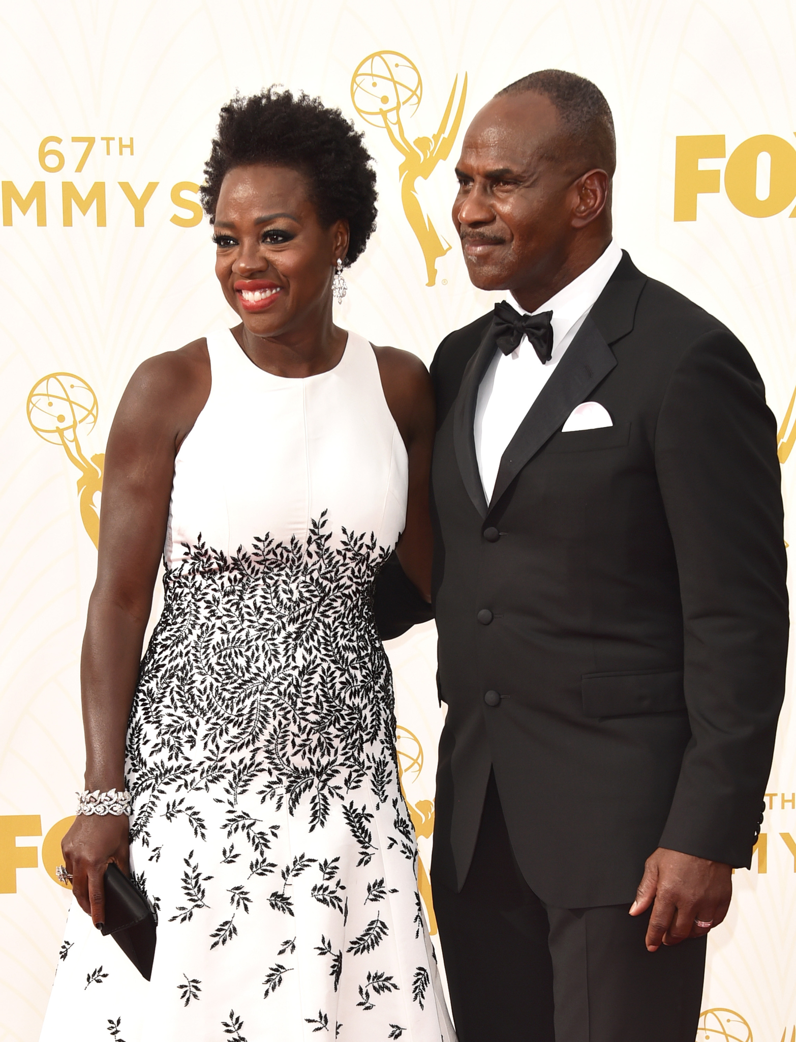 Viola Davis and Julius Tennon at event of The 67th Primetime Emmy Awards (2015)