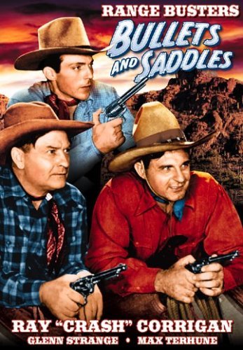Ray Corrigan, Dennis Moore and Max Terhune in Bullets and Saddles (1943)