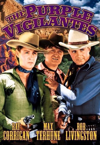 Ray Corrigan, Robert Livingston and Max Terhune in The Purple Vigilantes (1938)