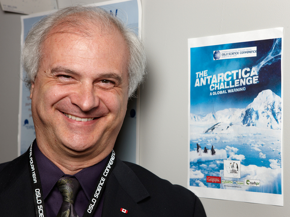 Mark Terry, delivering a paper on documentary film at the Oslo Science Conference, Norway, 2011.