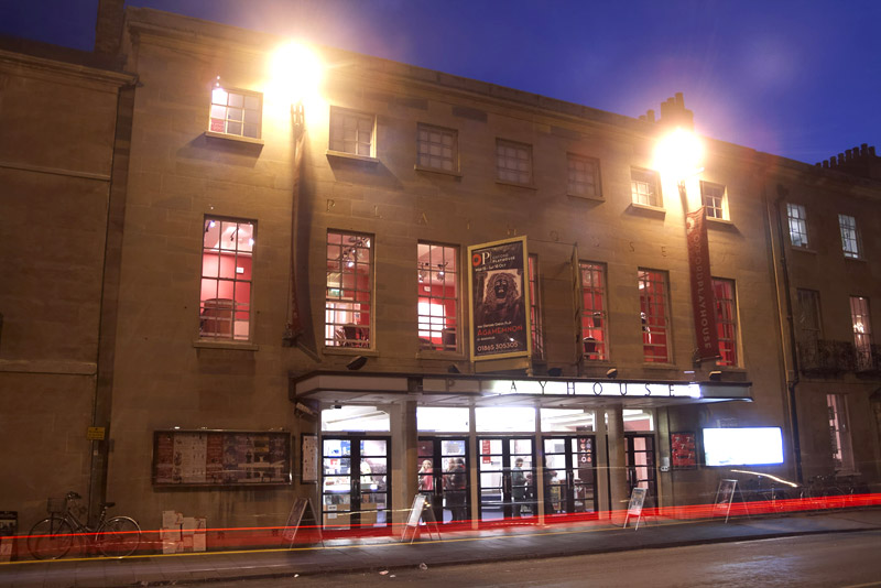 The Oxford Playhouse on Beaumont Street in Oxford, England where 