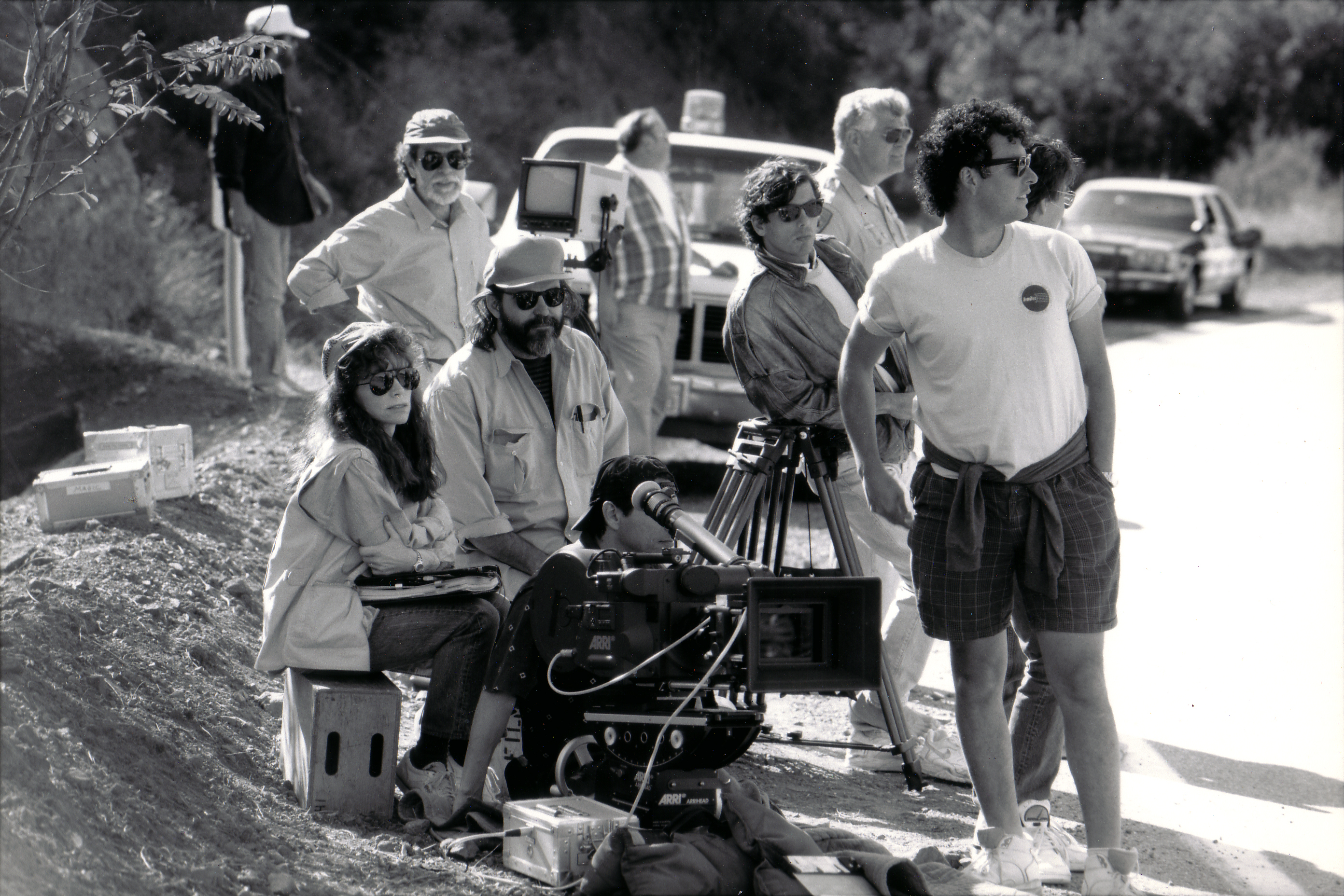 THE FEAR INSIDE. On Mulholland Drive waiting for the stuntman on a motorcycle to round the corner and drive to camera. He went to lunch. It was a long wait.