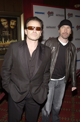Bono and The Edge at event of Empire (2002)