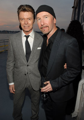 David Bowie and The Edge