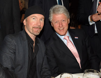 Bill Clinton and The Edge