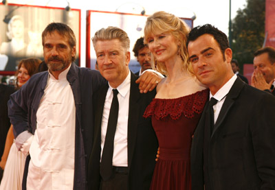 David Lynch, Laura Dern, Jeremy Irons and Justin Theroux at event of Inland Empire (2006)