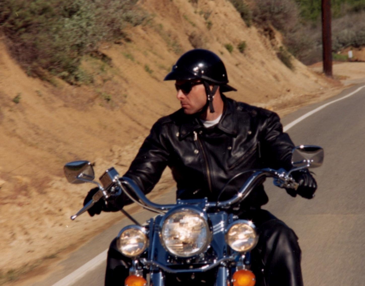 Shooting motorcycle montague scene in Malibu, CA. (Heres to you 