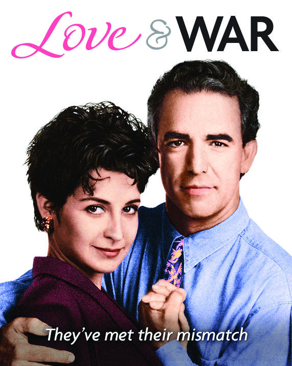 Annie Potts and Jay Thomas in Love & War (1992)