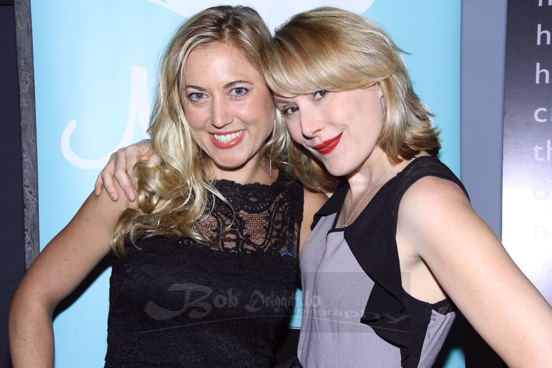 Actresses Eve Danzeisen and Meredith Thomas arrive at The Silver Screen PR Launch Party sponsored by The Nestdrop Alcohol Delivery App. (Hollywood, CA) May23, 2014