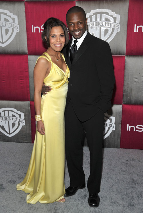 Sean Patrick Thomas, with wife Aonika Laurent.