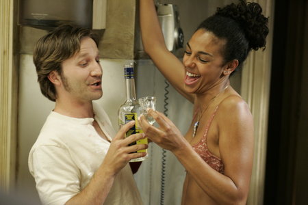 Breckin Meyer and Marsha Thomason in Caffeine (2006)