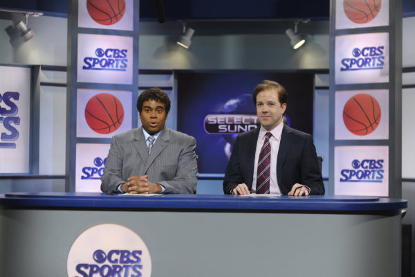 Still of Jason Sudeikis and Kenan Thompson in Saturday Night Live (1975)