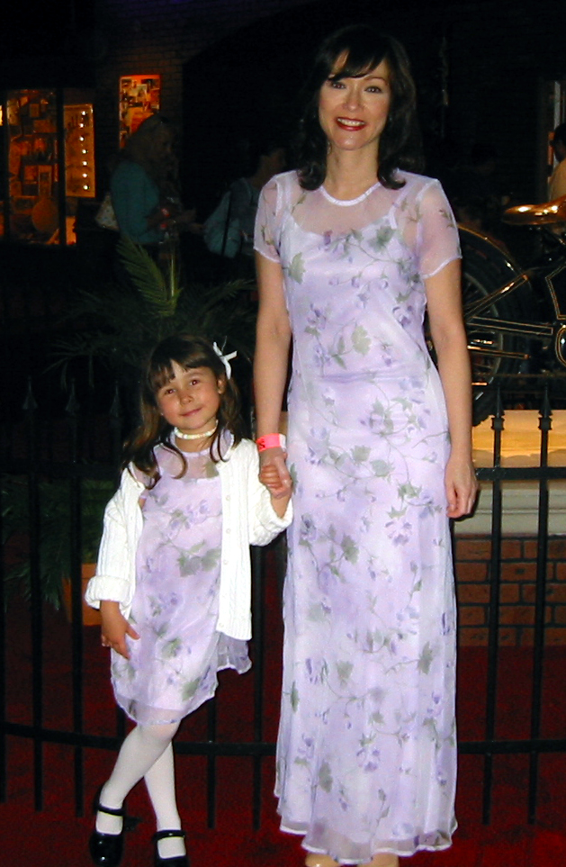 This is a photo with my precious daughter at El Capitan Theater in Hollywood.