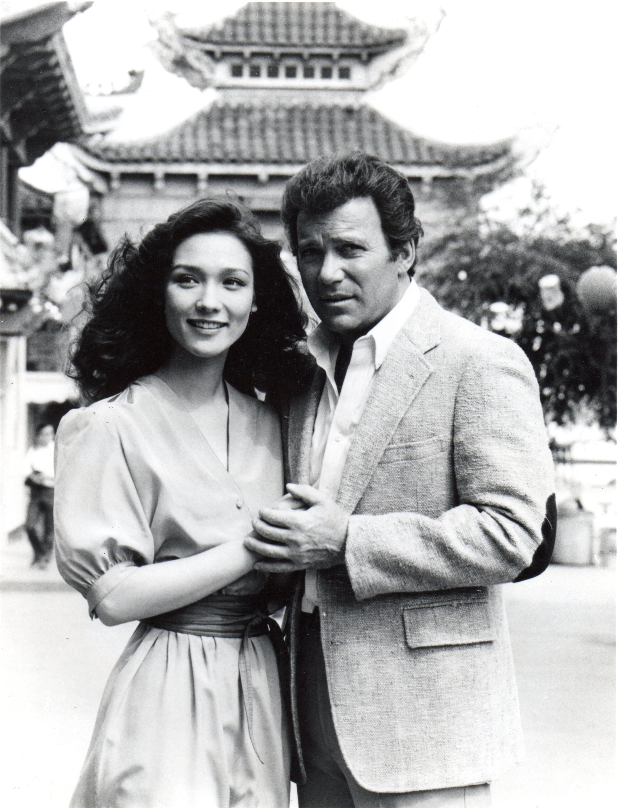 Patricia Ayame Thomson played the role of Nancy Ling Khan as William Shatner's daughter in the 