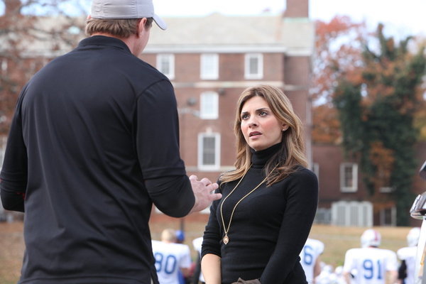 Still of Marc Blucas and Callie Thorne in Necessary Roughness (2011)