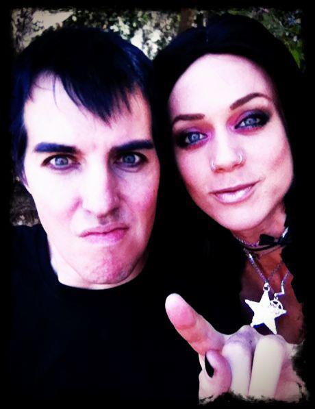 Jeremy Thorsen and Tonya Kay Playing a Goth Couple in the Feature Film tentatively titled Death Factory