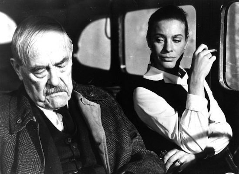 Still of Victor Sjöström and Ingrid Thulin in Smultronstället (1957)