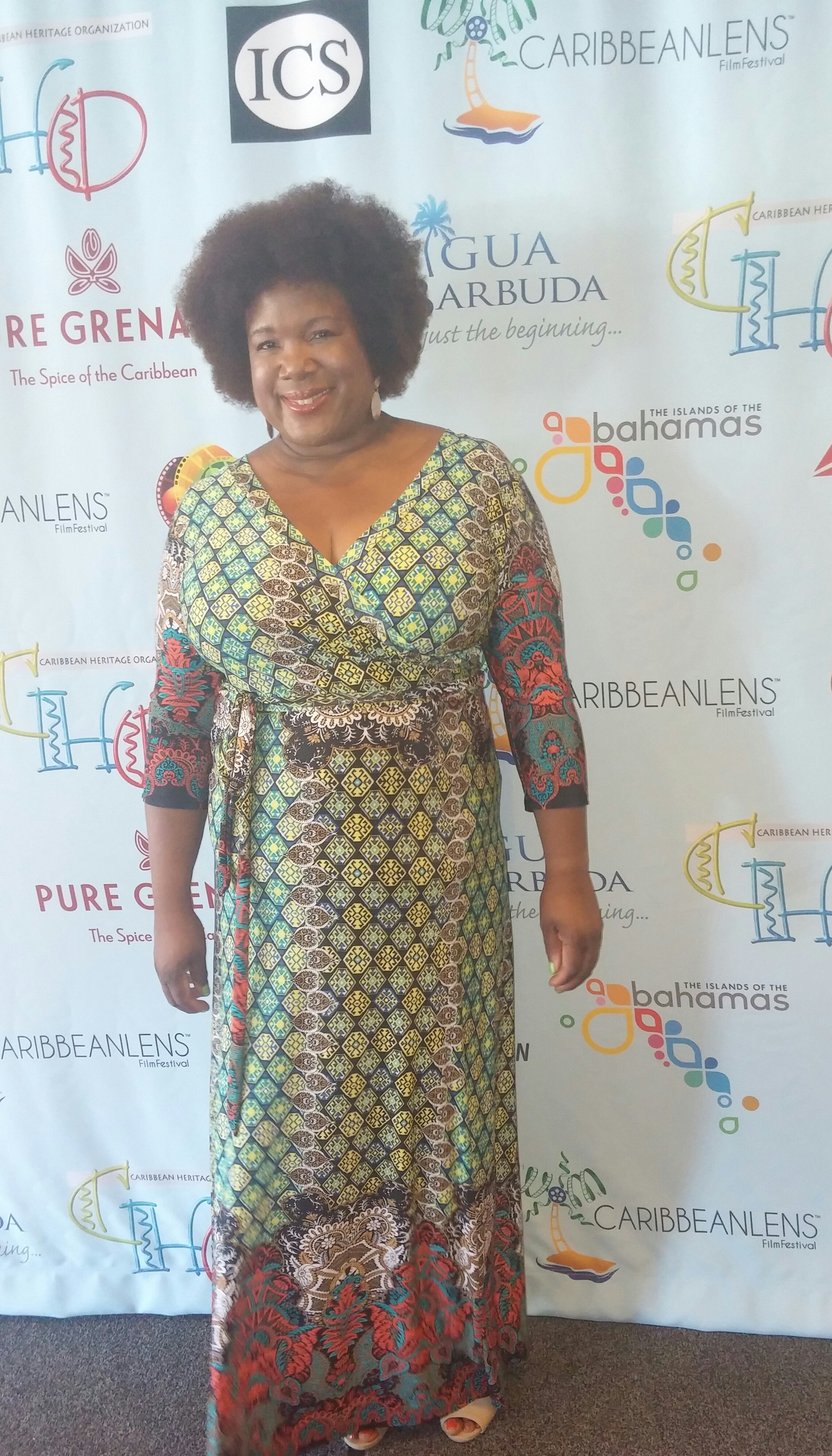 At The CARIBBEAN HERITAGE FILM FESTIVAL, June 2015.