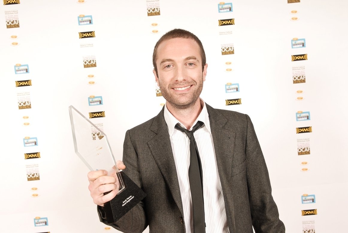 Jacob Tierney on the 12th Annual Canadian Comedy Awards Red Carpet.