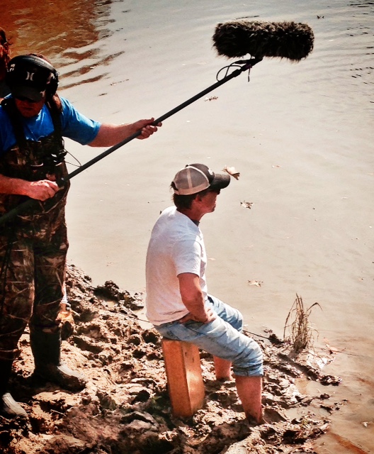Filming on the River