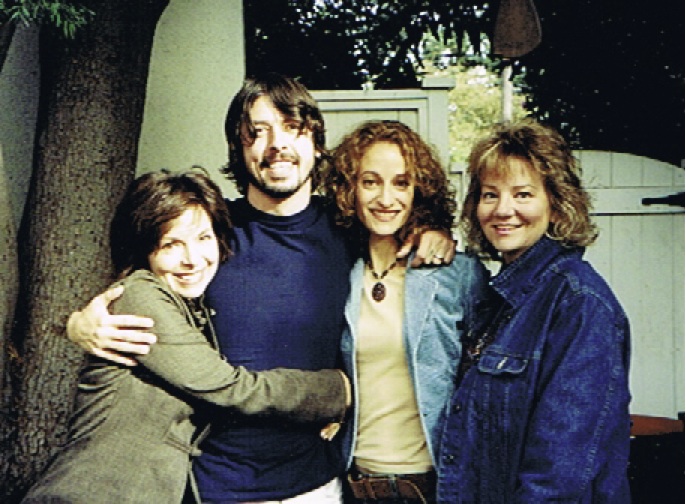 Ladies of the Evil Dead documentary: Theresa Tilly, Dave Grohl, Ellen Sandweiss and Betsy Baker