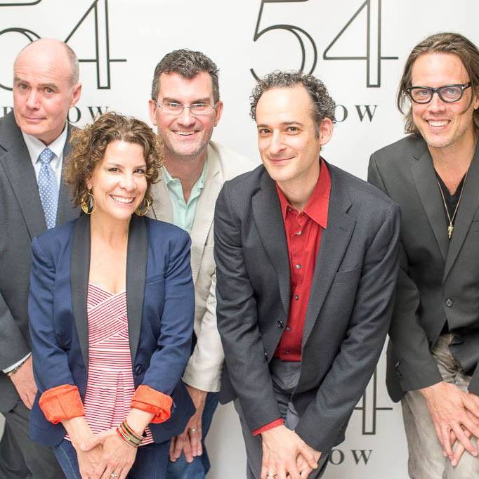 THE BARDY BUNCH at 54 BELOW May 23, 2015. Mike Timoney, Lorna Ventura, Stephen Garvey, Jay Stern, Logan Medland.