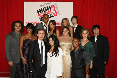 Corbin Bleu, Monique Coleman, Justin Martin, Olesya Rulin, Ryne Sanborn, Ashley Tisdale, Chris Warren, Vanessa Hudgens, Zac Efron, KayCee Stroh, Matt Prokop and Jemma McKenzie-Brown at event of High School Musical 3: Senior Year (2008)