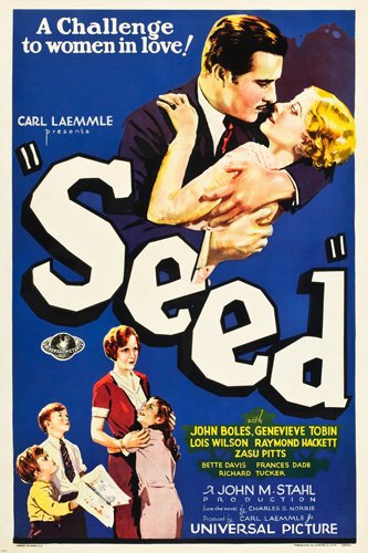 John Boles, Frances Dade and Genevieve Tobin in Seed (1931)