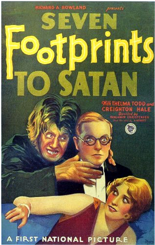 Creighton Hale, Sheldon Lewis and Thelma Todd in Seven Footprints to Satan (1929)