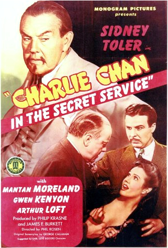 Gwen Kenyon, George J. Lewis, Arthur Loft and Sidney Toler in Charlie Chan in the Secret Service (1944)