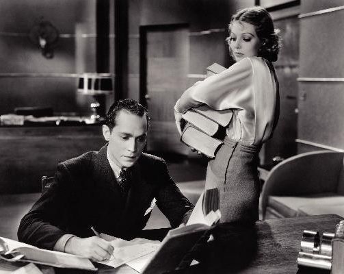 Still of Franchot Tone and Loretta Young in Midnight Mary (1933)