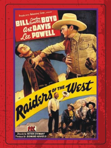 Bill 'Cowboy Rambler' Boyd, Art Davis, Lee Powell and Fred 'Snowflake' Toones in Raiders of the West (1942)