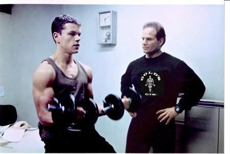 Mike Torchia training Matt Damon for the 
