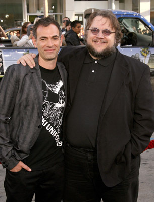 Vincenzo Natali and Guillermo del Toro at event of Splice (2009)