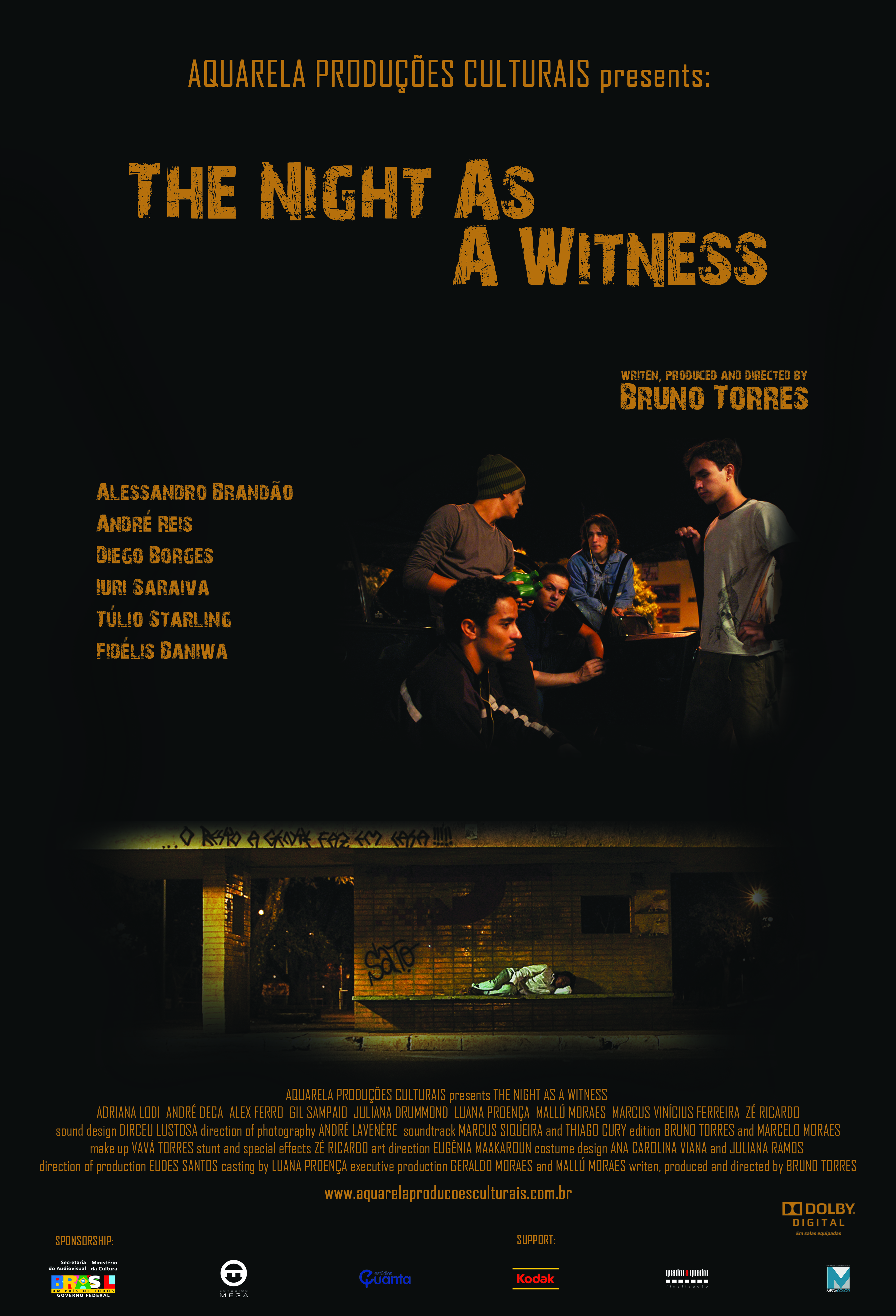 The Night As A Witness - poster