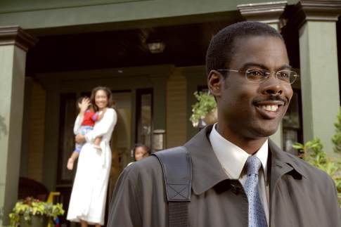 Still of Chris Rock and Gina Torres in I Think I Love My Wife (2007)