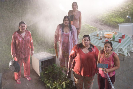 Still of Marilyn Torres, Monique Gabriela Curnen, Carla Jimenez, Natasha Perez and Maricruz Hernandez in Mergina vandenyje (2006)