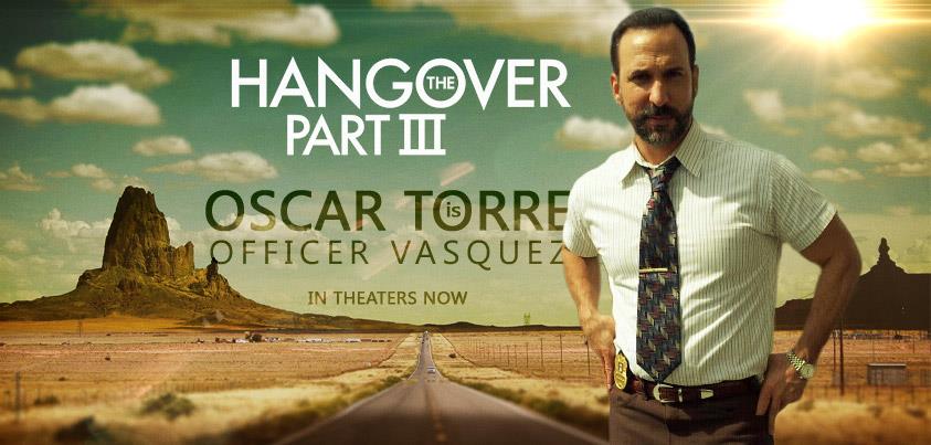 As Officer Vasquez in The Hangover Part III