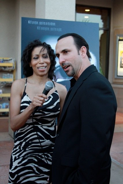 On the red carpet in the Palm Springs,CA. premiere of the film 