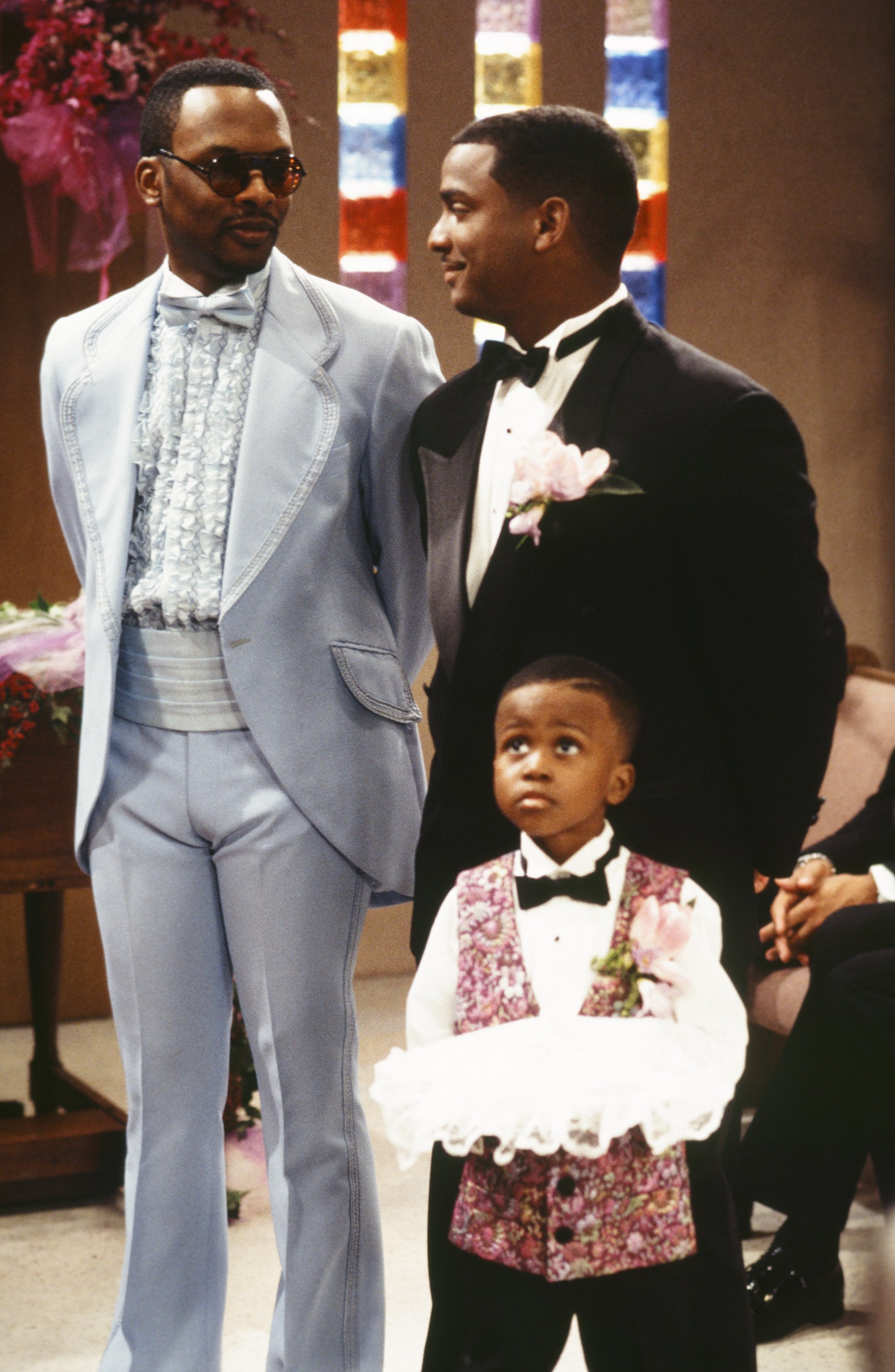 Still of Alfonso Ribeiro, Ross Bagley and Jeffrey A. Townes in The Fresh Prince of Bel-Air (1990)
